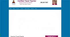 Desktop Screenshot of certifiedtravelteacher.com